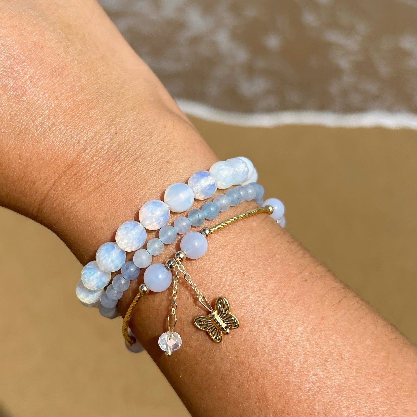Aquamarine Adjustable Bracelet