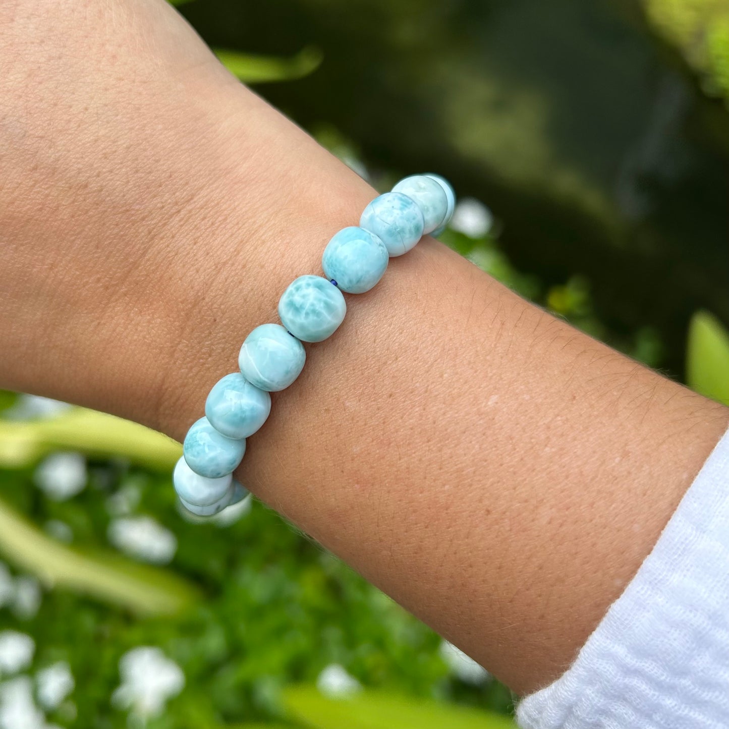 Larimar Stretchy Bracelet