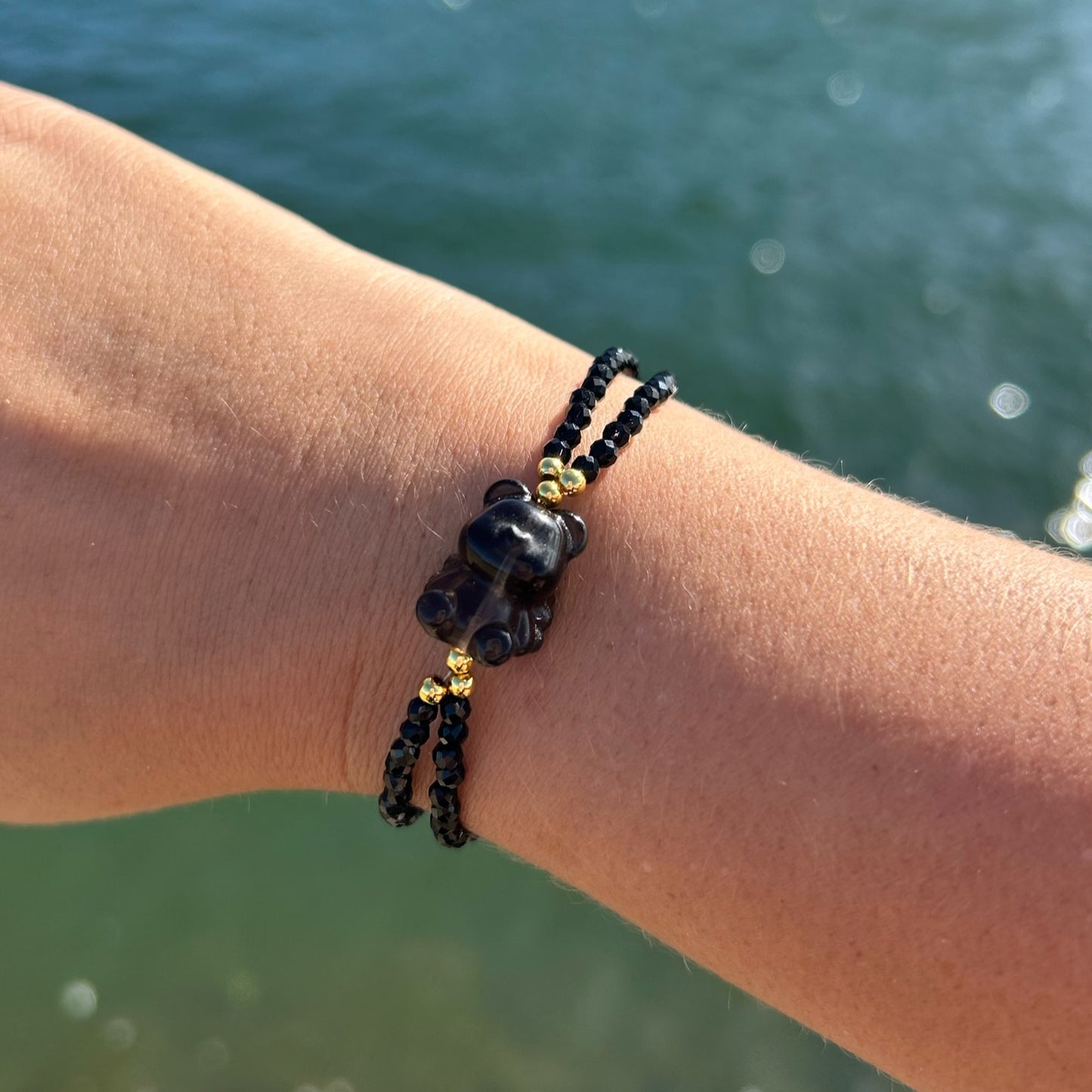 Smokey Quartz Teddy Bracelet