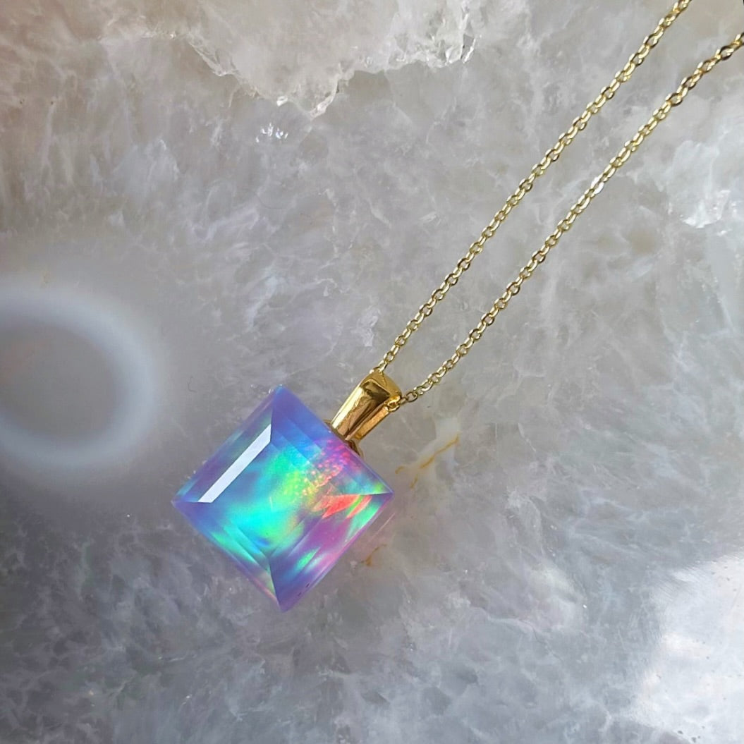 Aurora Opal Necklace