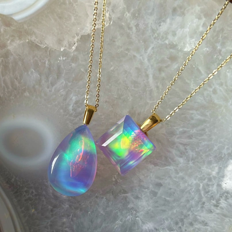 Aurora Opal Necklace
