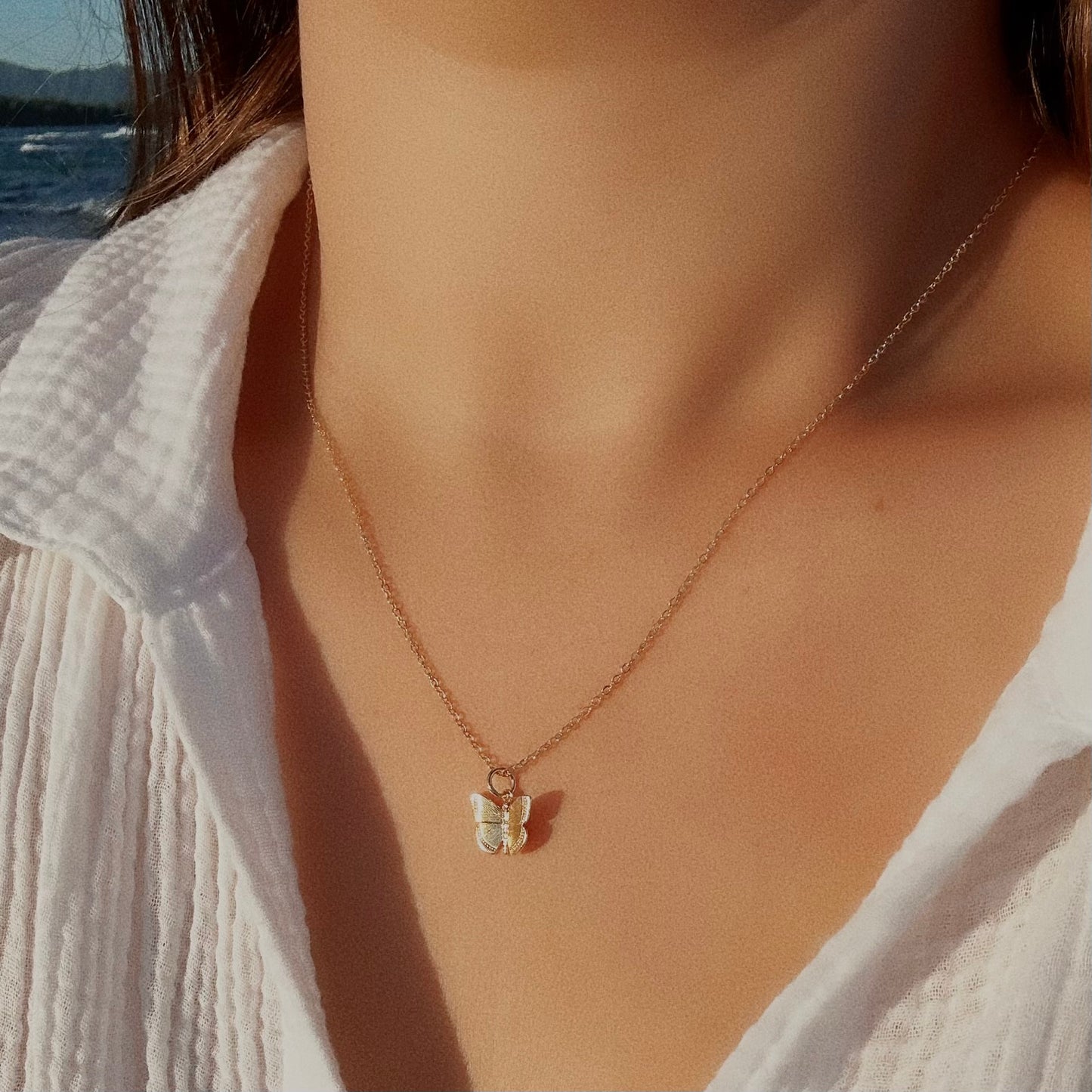 Diana Butterfly Necklace