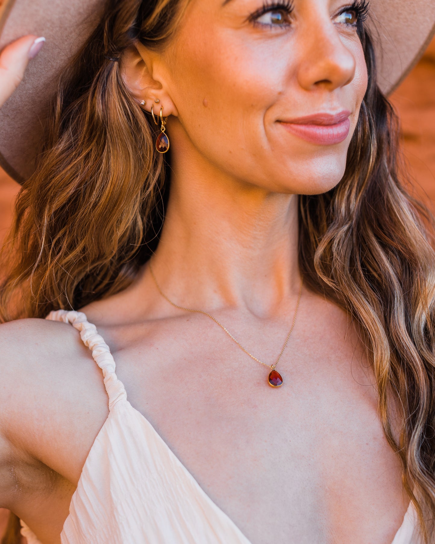 Valencia Garnet Necklace