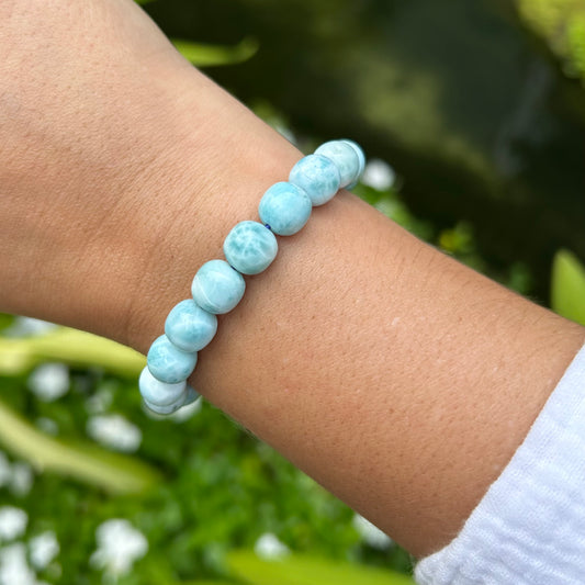 Larimar Stretchy Bracelet