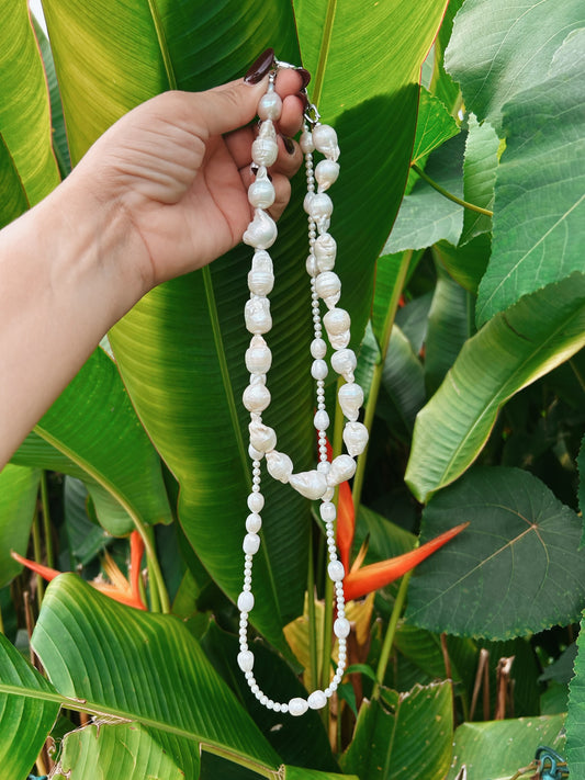 White Freshwater Pearl Strands