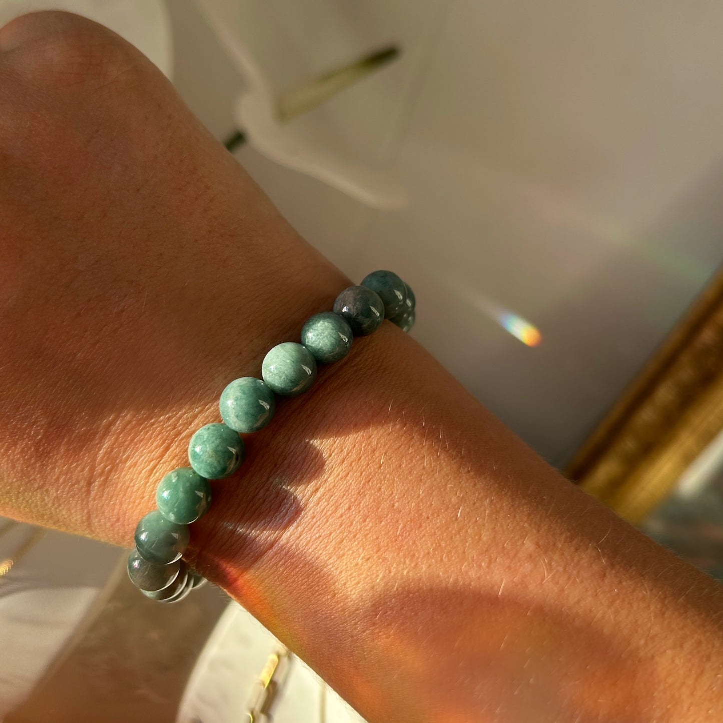 Blue Water Jade Bracelet