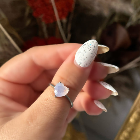 Lavender Moon Quartz Ring