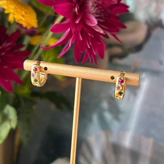 Mini Gemmy Hoops