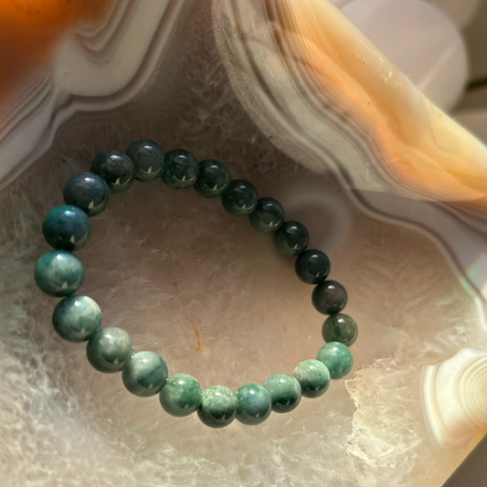 Blue Water Jade Bracelet