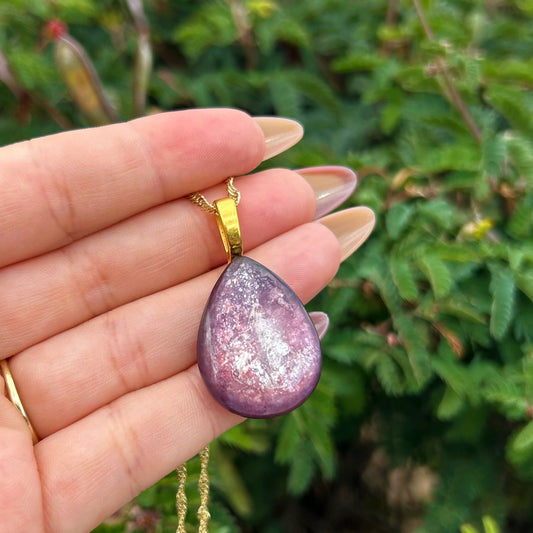 Gem Lepidolite Necklace