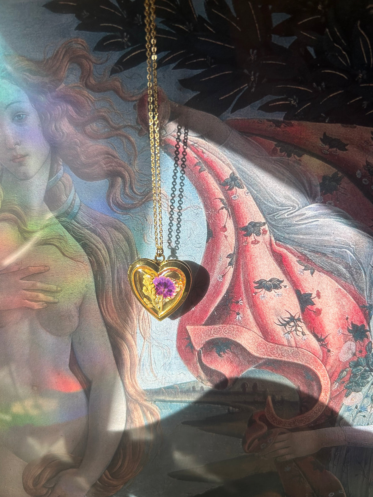 Dainty Violet Locket
