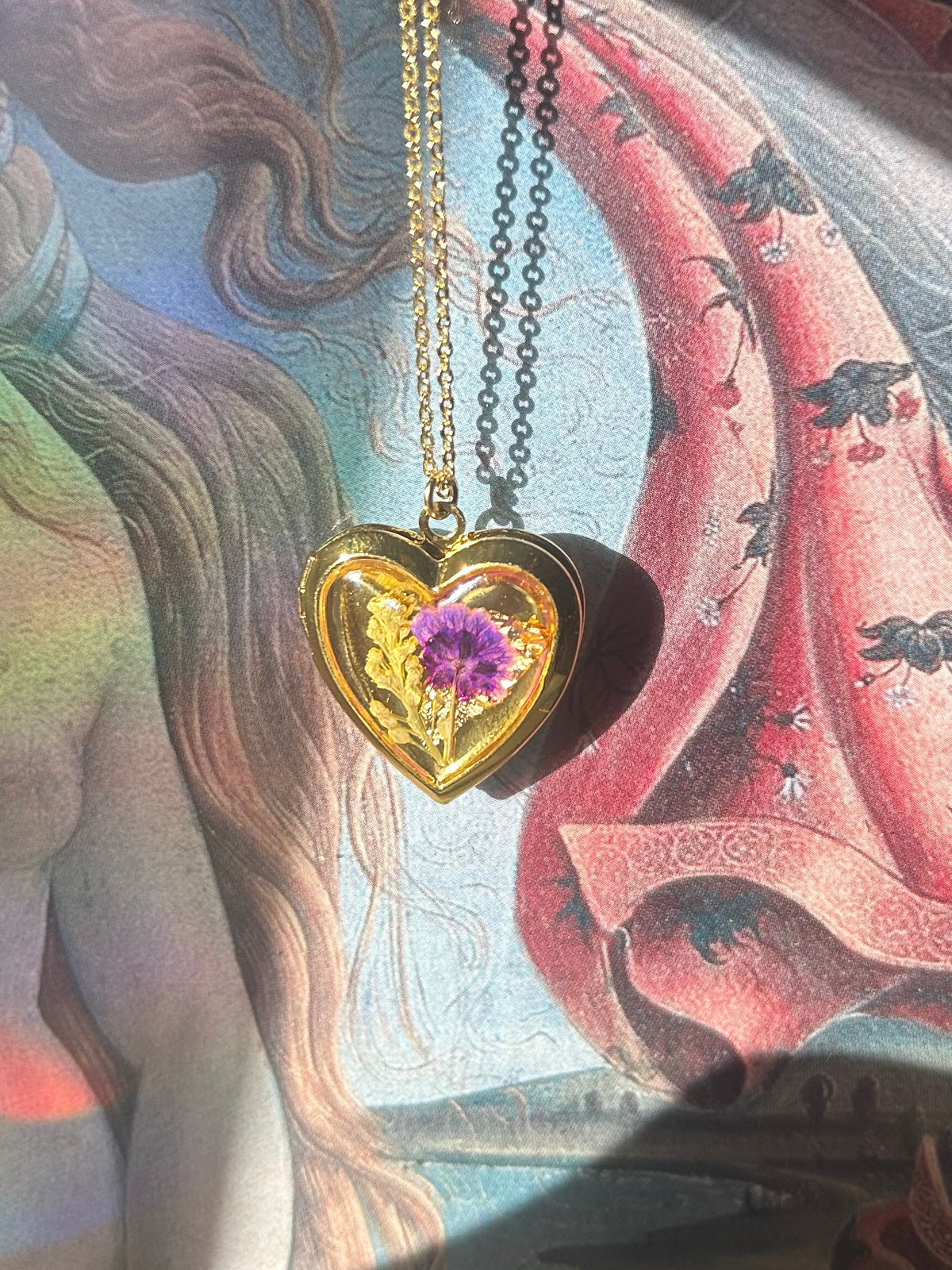 Dainty Violet Locket