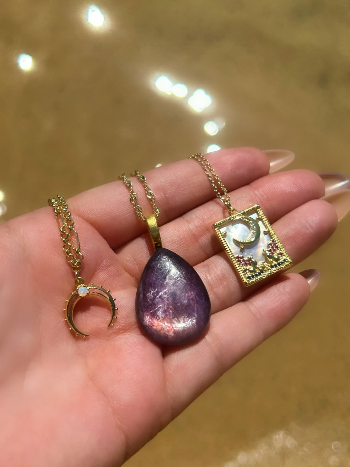 Gem Lepidolite Necklace