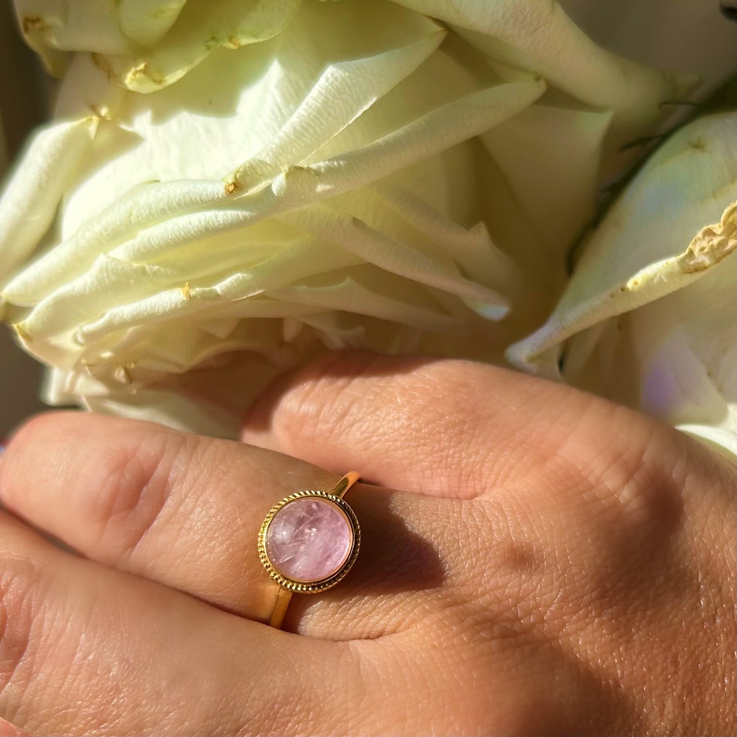 Rose Quartz Ring