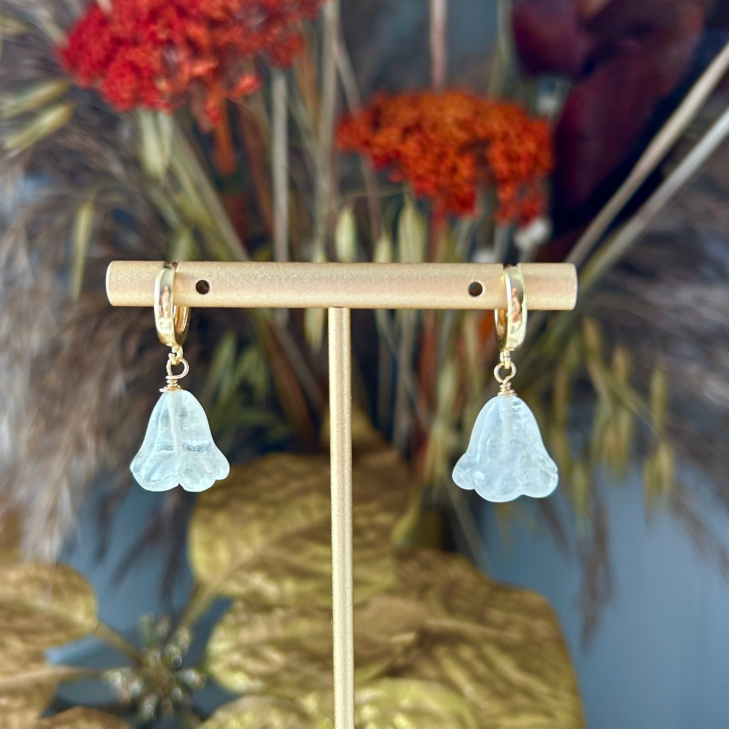 Clear Quartz Pua Huggies