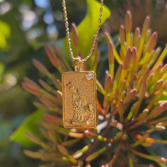 Strength Tarot Necklace