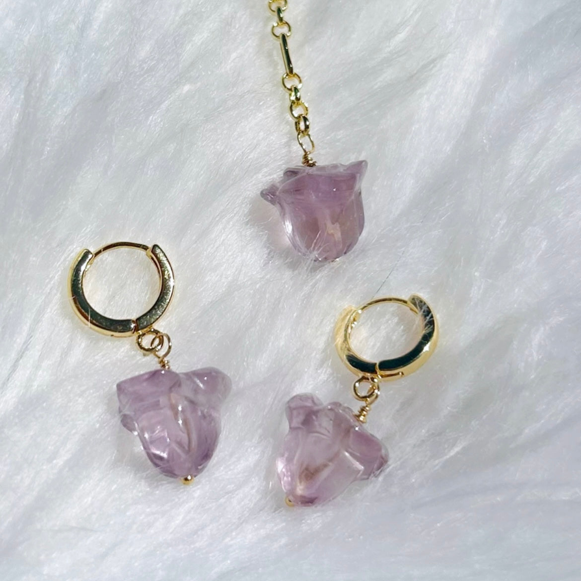 Amethyst Rose Huggies