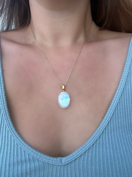 Mystic Moonstone Necklace