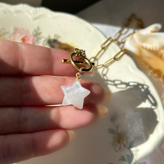 Stellar Moonstone Necklace