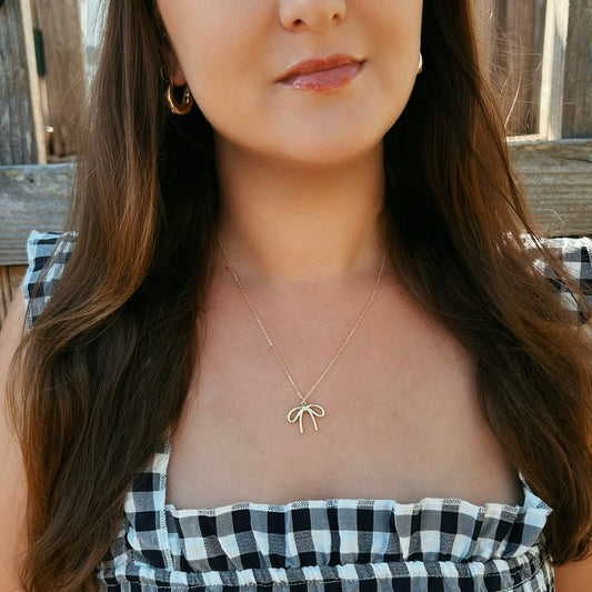Julia Bow Necklace