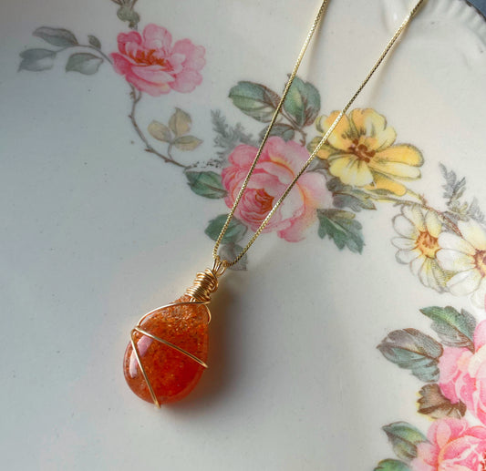 Kristina Sunstone Necklace