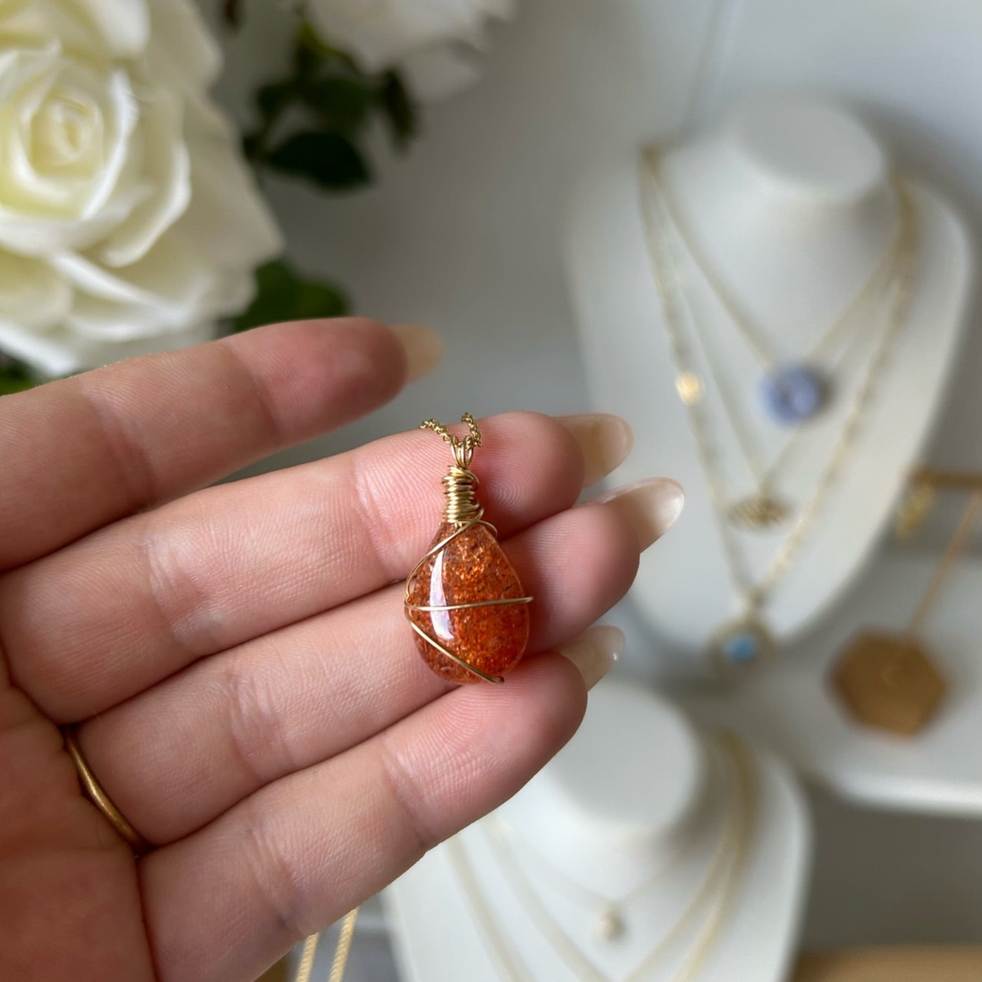 Kristina Sunstone Necklace