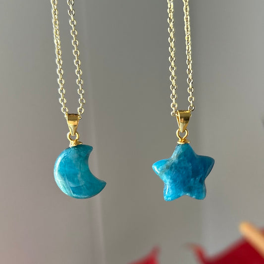 Celeste Blue Apatite Necklace