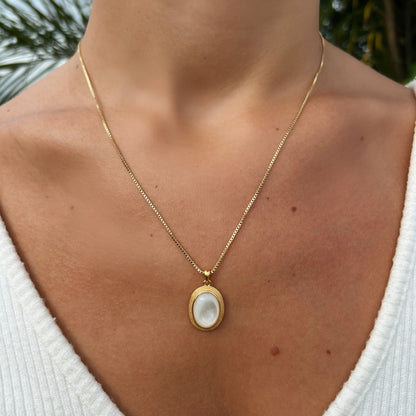 Adara Mother of Pearl Necklace