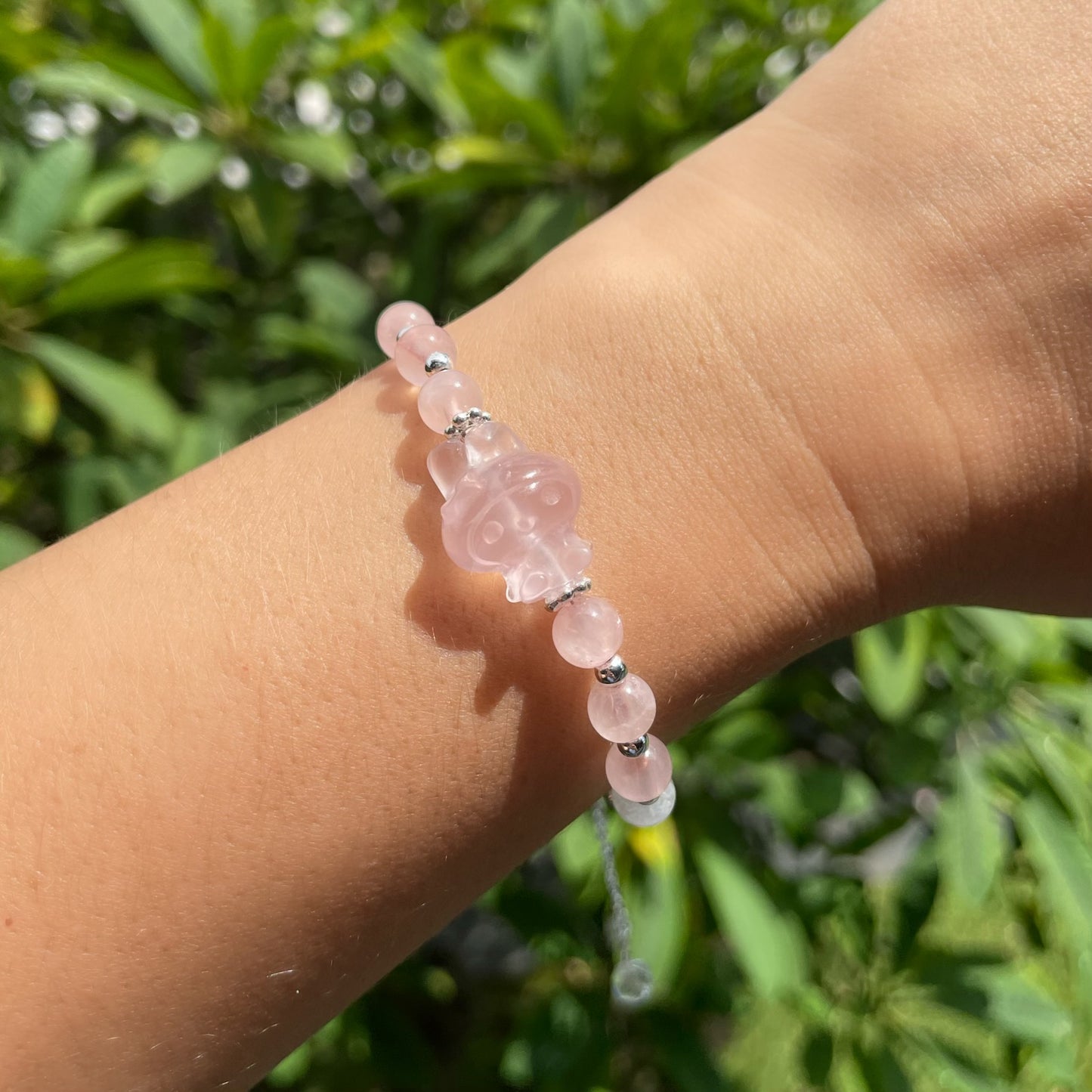 My Melody Rose Quartz Bracelet Castle Gems