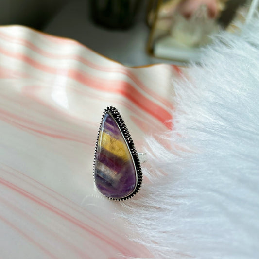 Fluorite Ring Size 8