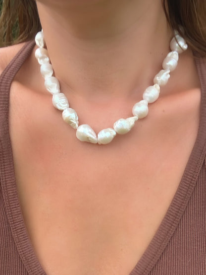 White Freshwater Pearl Strands