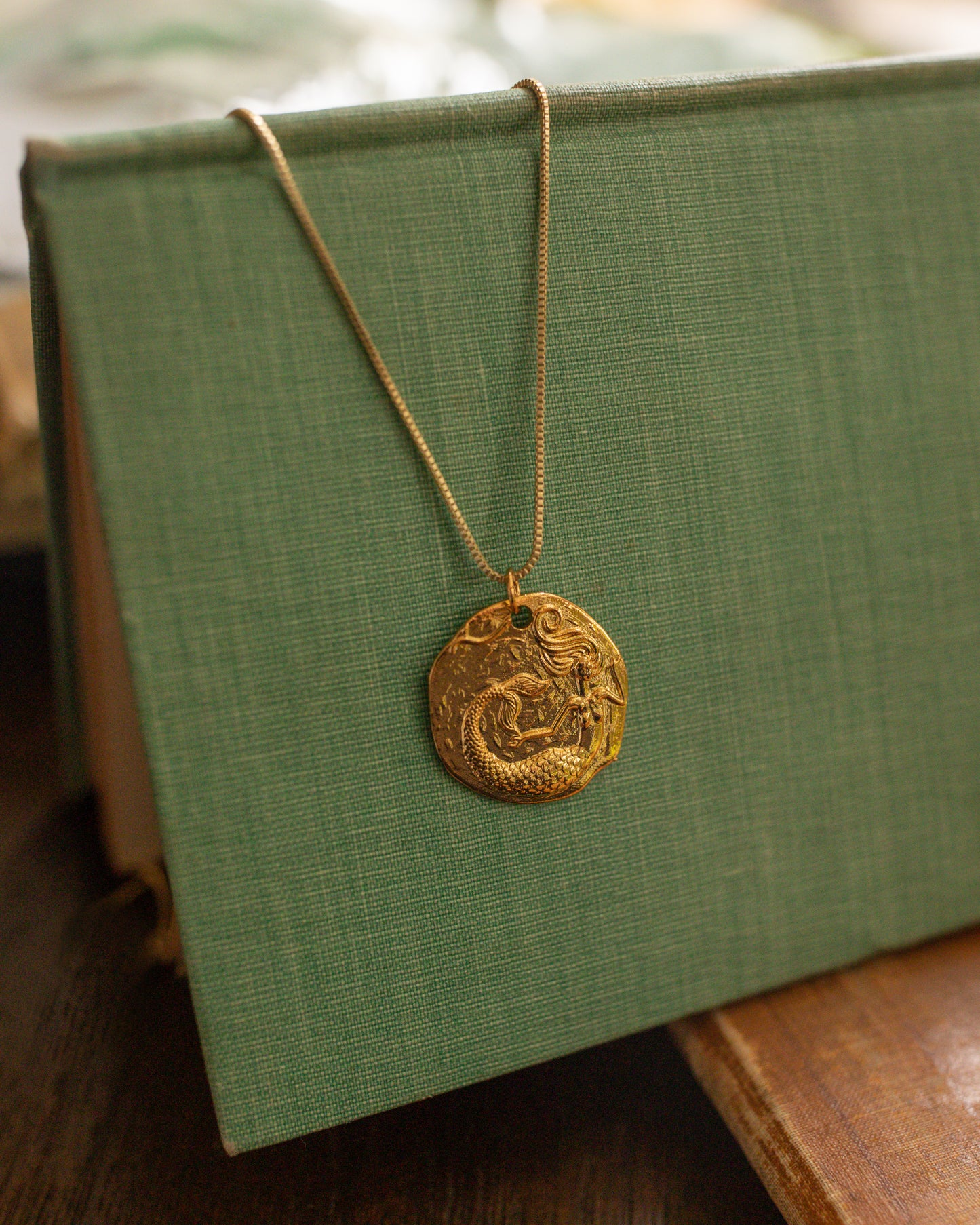 Mystic Mermaid Coin Necklace
